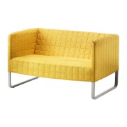 KNOPPARP Loveseat, bright yellow, $99.00, Article Number: 102.651.08