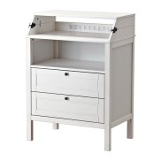 SUNDVIK Changing table/chest, white, $149.00, Article Number: 802.567.56